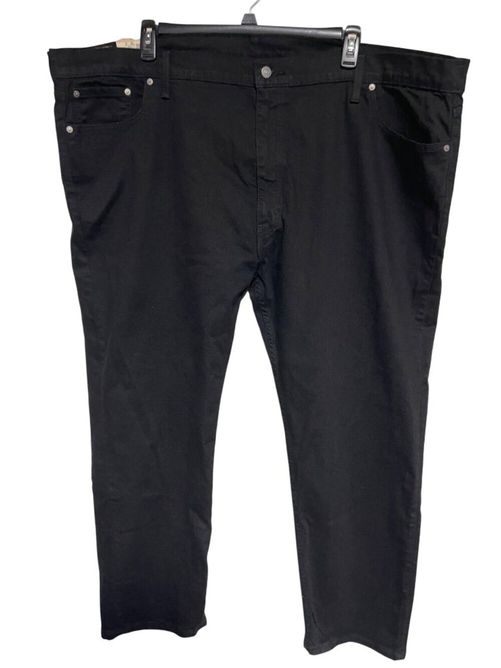 Levis Mens 541 Athletic Taper Fit Jeans 52x32 Black Stretch Denim
